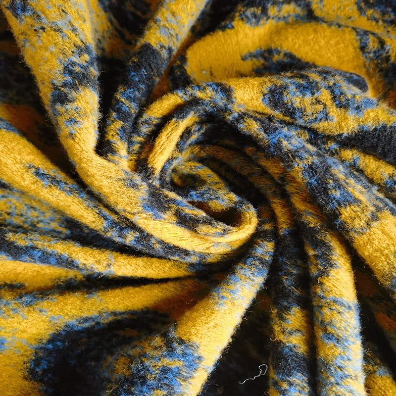 Hongyang European-style Wool Jacquard Fabric – Versatile Striped Nordic Design (ready Stock)​