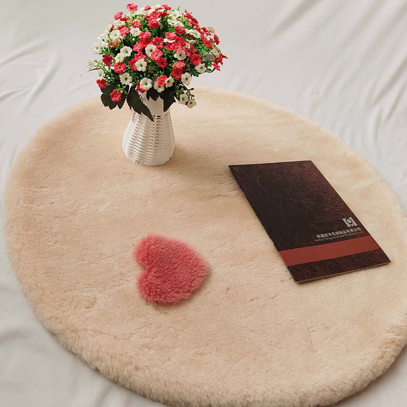 Premium Woolen Round Floor Mats For Home Use From Manufacturer: Round Rugs, Solid – Color Door Mats, Cushion Fabrics