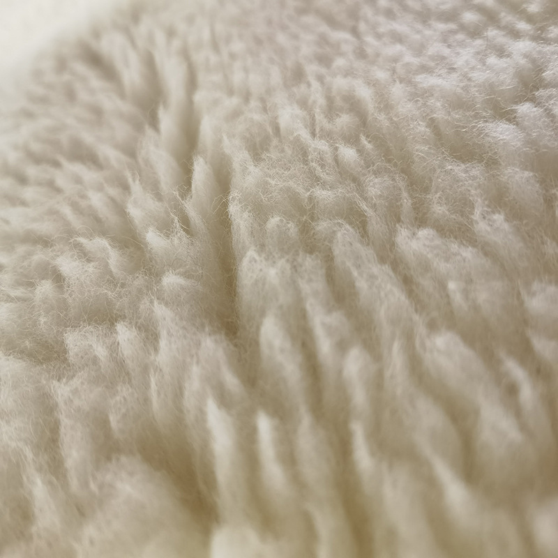 ​​pure Wool Polar Fleece Fabric – Plain Color, Large-pill Fleece With A Coarse, Textured Surface For Winter Warmth