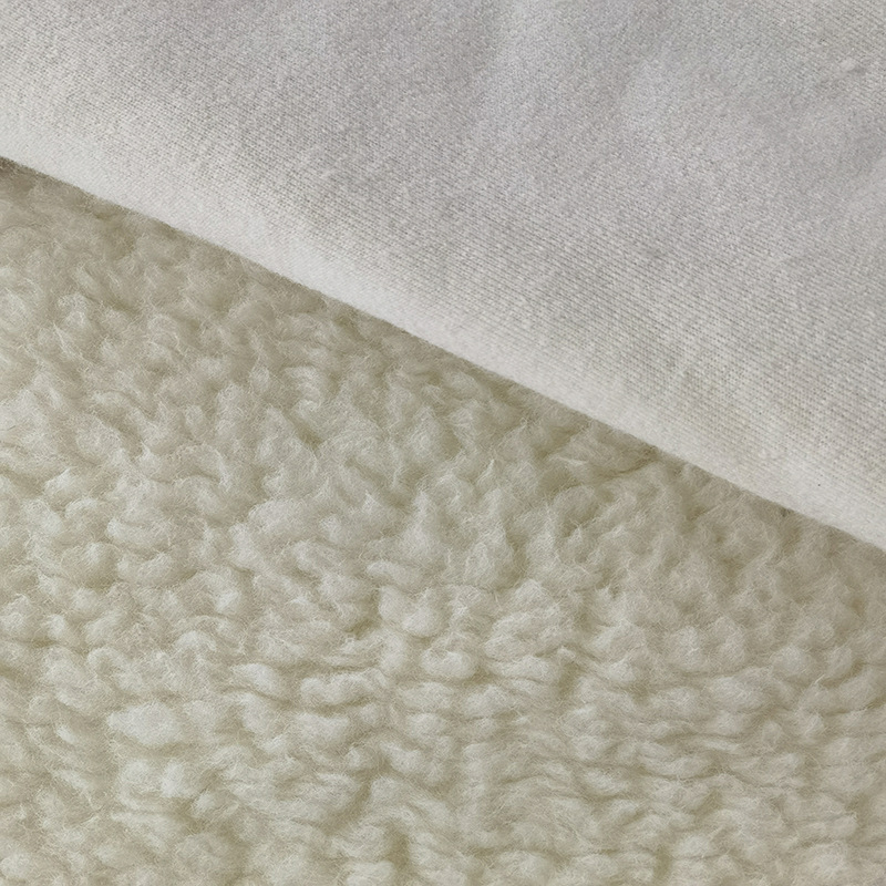 ​​pure Wool Polar Fleece Fabric – Plain Color, Large-pill Fleece With A Coarse, Textured Surface For Winter Warmth
