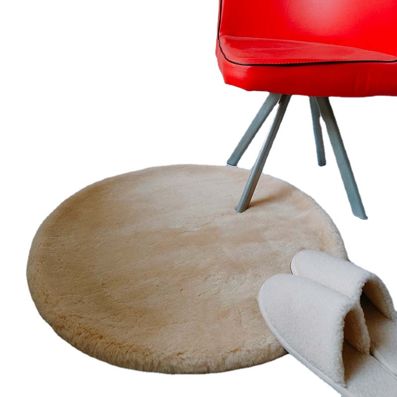 Premium Woolen Round Floor Mats For Home Use From Manufacturer: Round Rugs, Solid – Color Door Mats, Cushion Fabrics